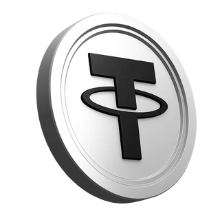 Tether USDT-myntikon i plattformens informasjonsdel